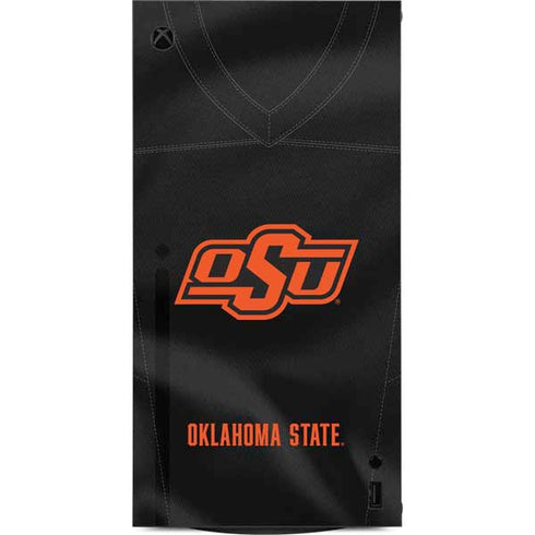 Oklahoma State University Black Jersey XBox Series X Digital Edition Console Skin